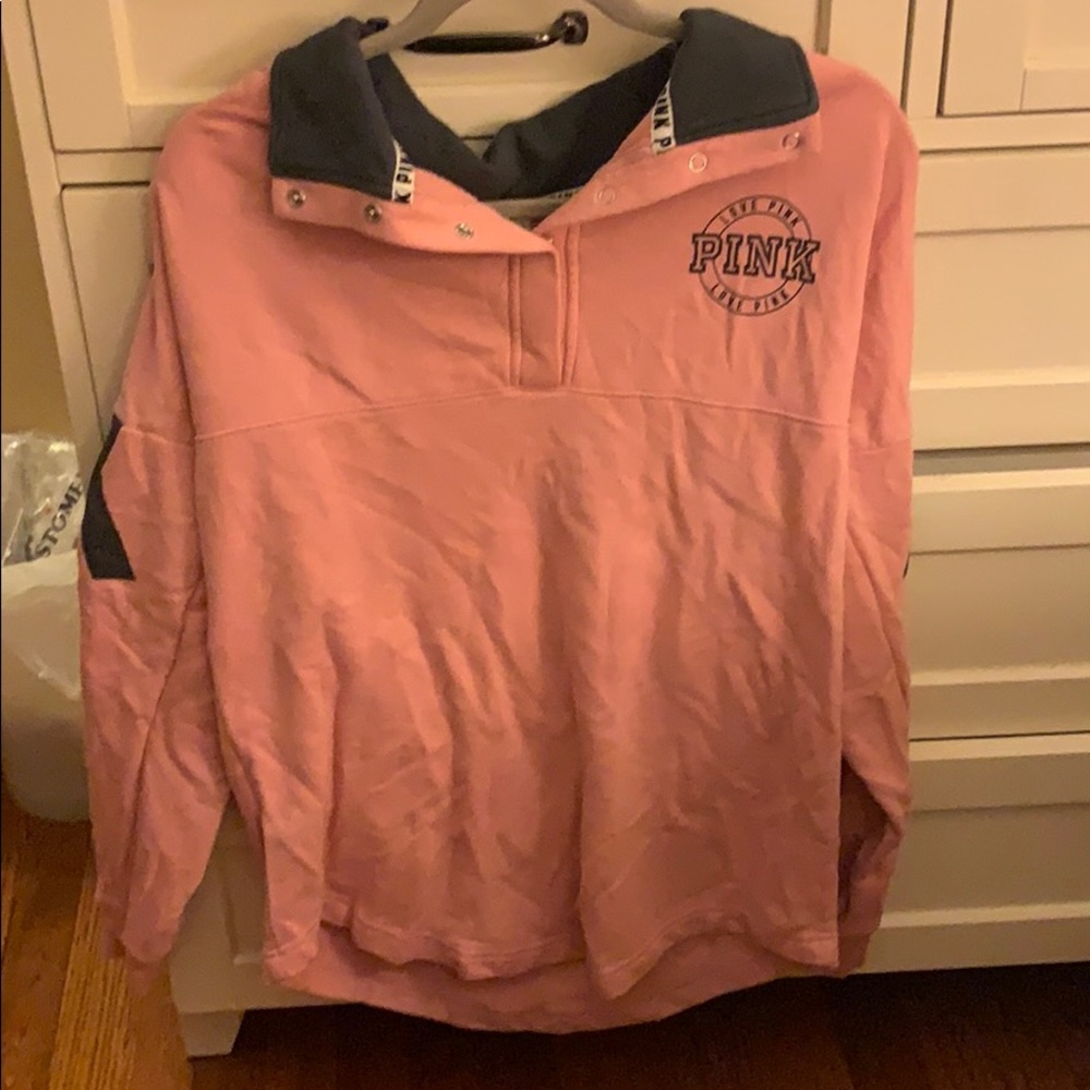 Button down sweatshirt